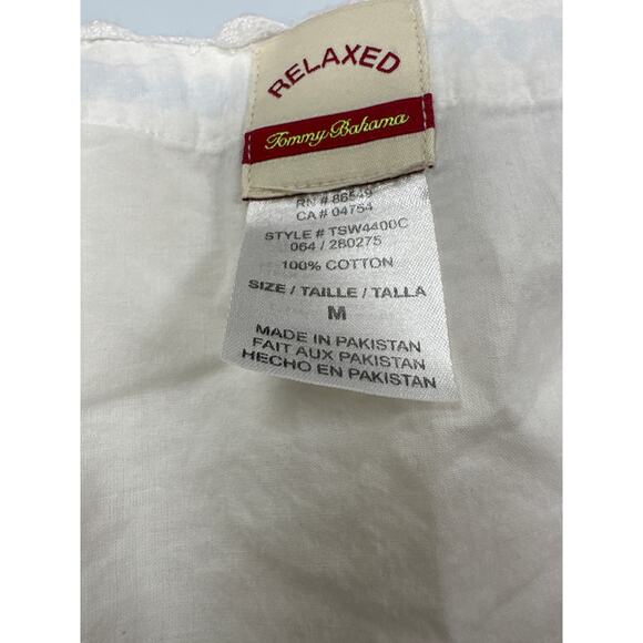 Tommy Bahama Relaxed Women Top Tunic Dress Embroidered Med - Picture 4 of 4